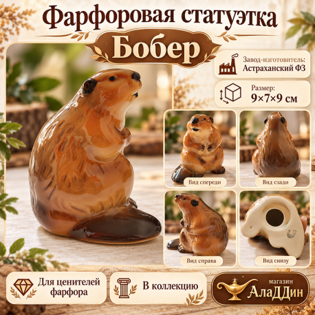 Кондыз фарфор статуэткасы