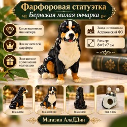 "Берн бэлэкэй овчаркасы" фарфор статуэткасы
