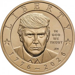 25 цент АКШ. Дональд Трамп. 2026 ел