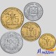 Набор из 5 монет Западной Африки