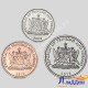 Набор из 3 монет Тринида́д и Тоба́го