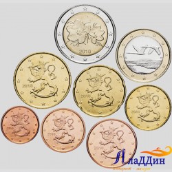 Набор монет евро Финляндии