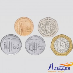 Набор из 5 монет Иордания