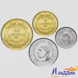 Набор из 4 монет Гондурас
