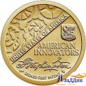 Монета 1 доллар США. Первый патент. 2018 год