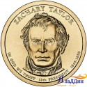 Монета 1 доллар Закари Тейлор 12-ый президент США. 2010 год