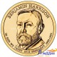 Монета 1 доллар Бенджамин Гаррисон 23-ый президент США. 2012 год