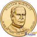 Монета 1 доллар Уильям Мак-Кинли 25-ый президент США. 2013 год