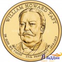 Монета 1 доллар Уильям Тафт 27-ый президент США. 2013 год