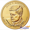 Монета 1 доллар Джон Кеннеди 35-ый президент США. 2015 год
