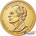 Монета 1 доллар Ричард Никсон 37-ой президент США. 2016 год