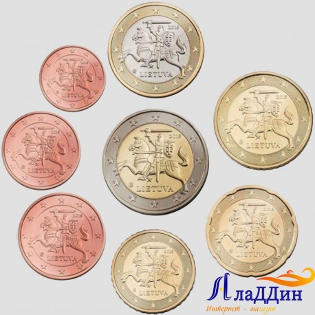 Набор монет евро Литва
