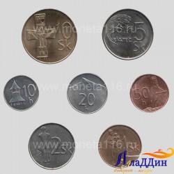 Набор монет Словакии