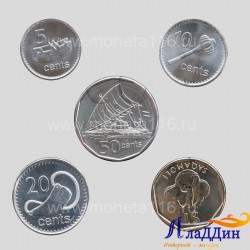 Набор монет Фиджи