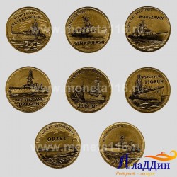 Набор монет Польши. Корабли