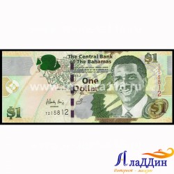 Банкнота 1 доллар Багамские острова